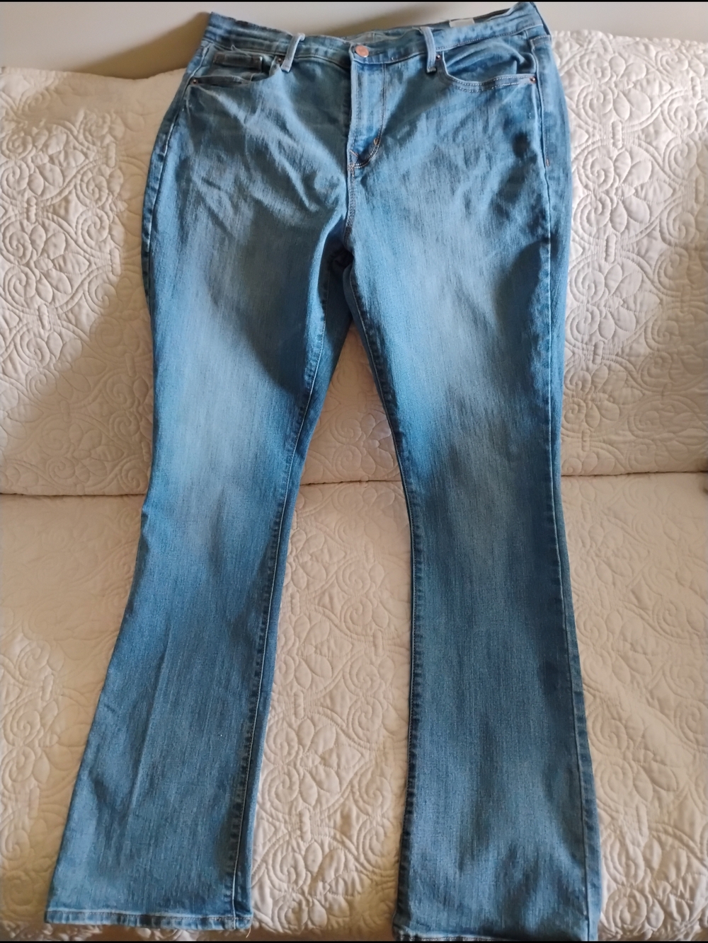 Old Navy Light Blue Flare Jeans 12L